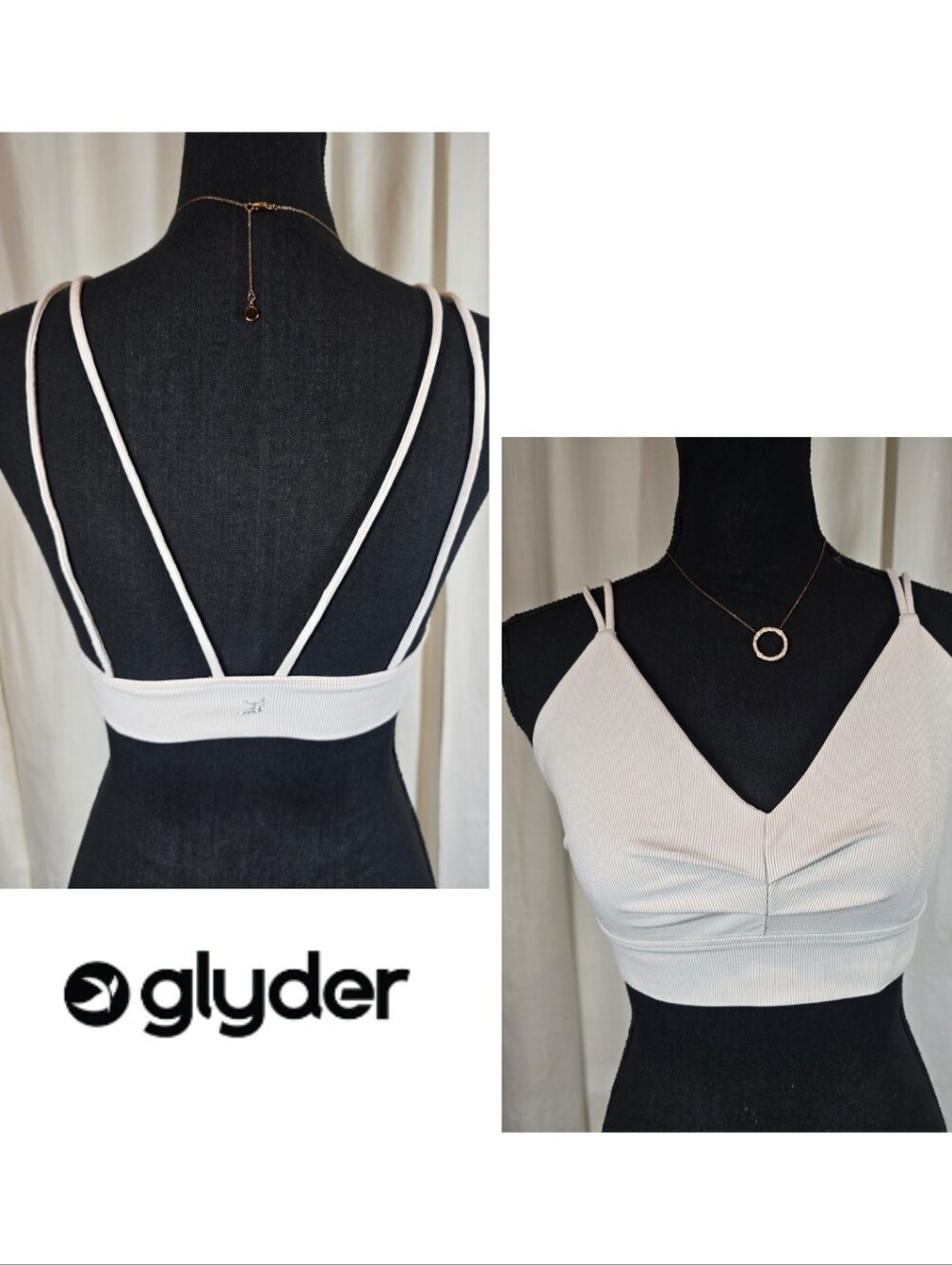Glyder Strappy Back Yoga Sports Bra